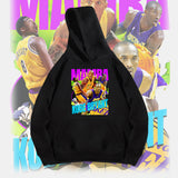 In Memory of Kobe Hoodie Black Mamba Kobe No. 24 Hooded Sweater Commemorative Loose Large Size
