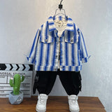 Toddler Boys Jackets Children's Clothing Boys' Striped Jacket Spring and Autumn