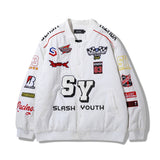 All Star Varsity Jacket T Vintage Embroidered Motorcycle Clothing Jacket Coat