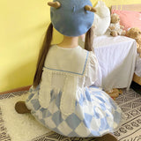 Gothic Lolita Harajuku Style Clothing Alice Lolita Japanese Sailor Collar Op Short Sleeve Dress