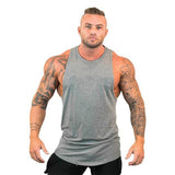 Man Tanks Men's Vest Cotton Solid Color Men's Sports