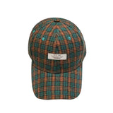 Vintage Check Baseball Cap Plaid