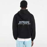 Present Hoodie Letter Printed Hoodie Hip Hop Loose Couple