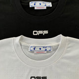 Off White T Shirts Reflective Arrow Men's and Women's Same Style Short Sleeve T-shirt