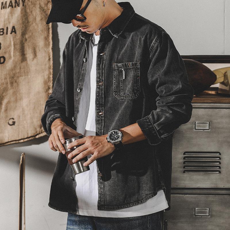 Denim Shirts Loose plus Size Denim Jacket Coat