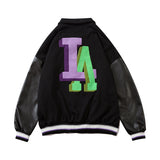 Dodgers Letter Jacket Outfit Senior Jackets Varsity Baseball College Coat Letter Embroidered Baseball Uniform Jacket