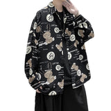 Men's Shirts Loose Printed Long Sleeve Shirt