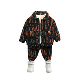 Toddler Boys Jackets Boys Autumn Clothing Denim Suit Two Pieces