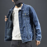 Denim Shirts Spring and Autumn Men's Denim Coat
