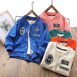 Children Baseball Jacket Boys' Baseball Jacket Outer Casual Jacket