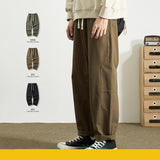 Men Cargo Pants Overalls Men's Spring and Autumn Fashion Brand Straight-Leg Pants