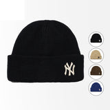 Yankee and Dogers Winter Hat Woolen Cap Women's Autumn and Winter Warm Hat Men