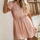 Semi Formal Dresses for Wedding Summer V-neck Dress