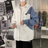 Men's Shirts Loose Casual Polo Collar Shirt