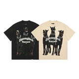 Present T Shirt Doberman Pinscher Loose Heavy Retro Couple