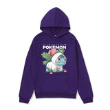 Men and Women Pokemon Pikachu Coat Men's Sweater Fleece-Lined Thickened Spring and Autumn