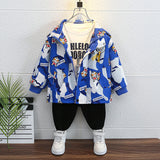 Toddler Boys Jackets Children's Ultraman Spider-Man Jacket