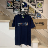 Thrasher T Shirt Thrasher Egypt Secret Flame Loose Short Sleeve Fall Winter Couples