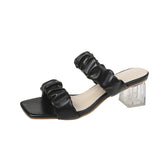 Nude Chunky Heel
