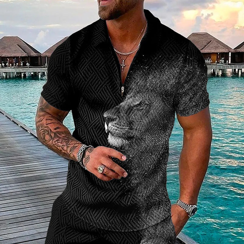 Polo Shirts Summer Men's Casual Short-Sleeved T-shirt Polo Shirt