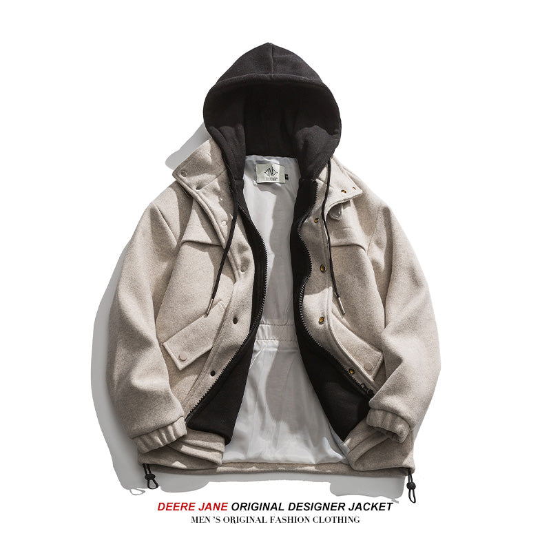 Men Coat Men's Winter Thicken Thermal Couple Cotton-Padded Clothes Coat