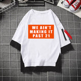 Juice WRLD T Shirt Fashion Summer Loose Casual plus Size 5-Point Sleeve
