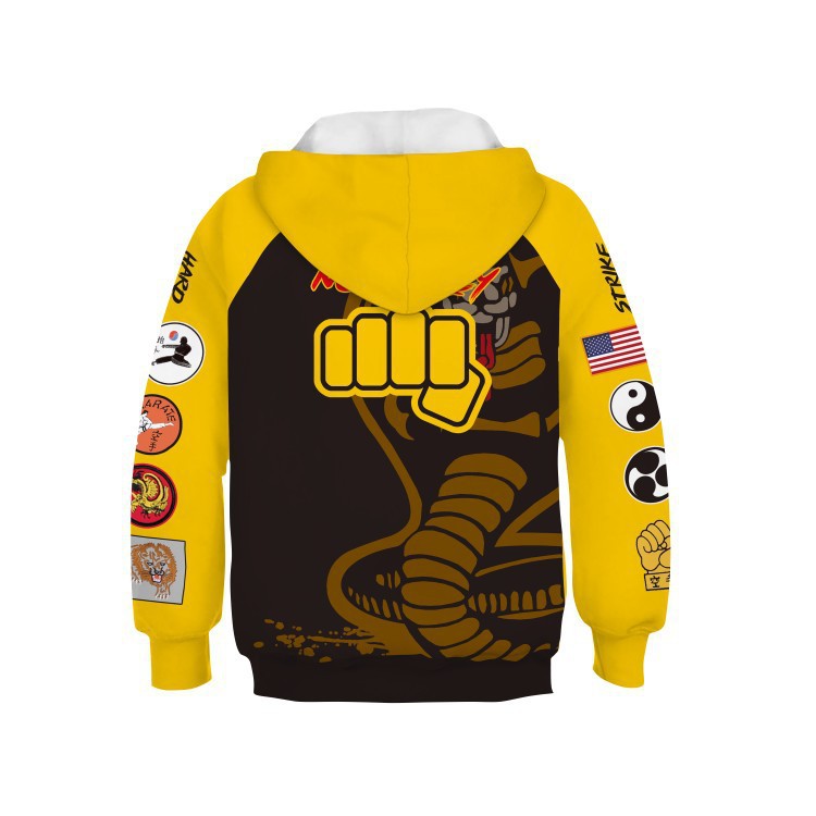 Cobra Kai Hoodie 3D Printed Children's Clothing