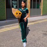 Fall Women's Clothing Fashion Velvet High Waist Hip Lift Tight Straight Casual One-Piece Trousers for Women