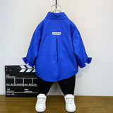 Toddler Boys Sweater Boys' White Shirt Spring Clothes for Children