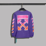 Off White Sweatshirts Long Sleeve Round Neck Neck Sweater Autumn And Winter Arrow Round Neck Long Sleeve Men And Women