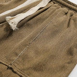 Men Shorts Straight Cargo Pants Casual Retro Loose Shorts