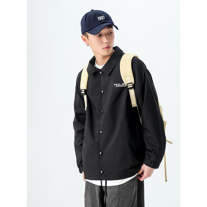 Flower Print Baseball Uniform Men's Spring Loose Bomber Jacket Men's plus Size Retro Sports Casual Jacket Men Shacket Men Jacket