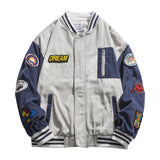 Letterman Jacket Outfit Senior Jackets Varsity Baseball Coat Spring and Autumn Ball Uniform