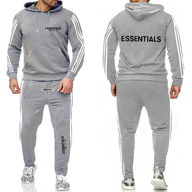Fear Of God Fog Essentials Hoodie & Sweatpant 2 Piece Set For Men And Women