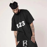 Rrr123 T-Shirt Short Sleeve Loose round Neck All-Matching T-shirt