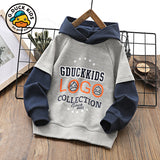 Children Hoodie Sweatshirts Small Yellow Duck Children's Clothing Boys Cartoon Hooded Sweatshirt