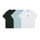 Men T Shirt Summer Casual Tops Men's Clothes Summer Wear Vintage Men's round Neck Short Sleeve American Casual Cartoon