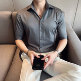 Men Shirts V-neck Shirt