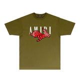 Amiri T Shirt Short Sleeve T-shirt Blouse Summer