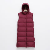 Women Winter Coats Puffer down Vest Autumn and Winter Light Hooded Vest