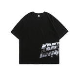 Men T Shirt Summer Casual Tops Men's Clothes Summer Wear Vintage Men's round Neck Short Sleeve Casual Loose Letter Printed T-shirt