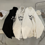 Harvard Sweatshirt 1977 Printed Hooded Fleece Lined Sweater