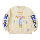 Rrr123 Sweatshirt Rivington ROI Rebis Joint Name Fog Cross round Neck Sweater