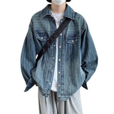Denim Shirts Denim Jacket Men's Spring and Autumn Loose