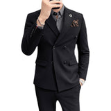 Double Brewed Seersucker Suit Men's Casual Esmoquin