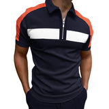 Polo Shirts Men's Summer Polo Shirt Short-Sleeved T-shirt Casual