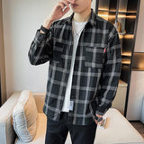 Denim Shirts 2022 Autumn Shirt Men's Long-Sleeved Jacket