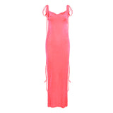 Music Festivals Rave Outfits Dress Summer Sexy Backless Slim Fit Dress