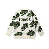 Dinosaur Sweaters Cartoon Dinosaur Jacquard Sweater