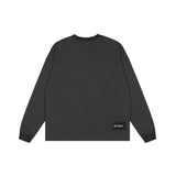 We11done Hoodie Letter round Neck Loose Men's and Women's Sweater